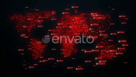 World Map of the Spread of Coronavirus Virus Infection COVID-19 Spreading Across World | Motion ...