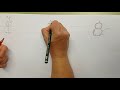 Girar un personaje de animación sencillo. Ejercicio de ilustración