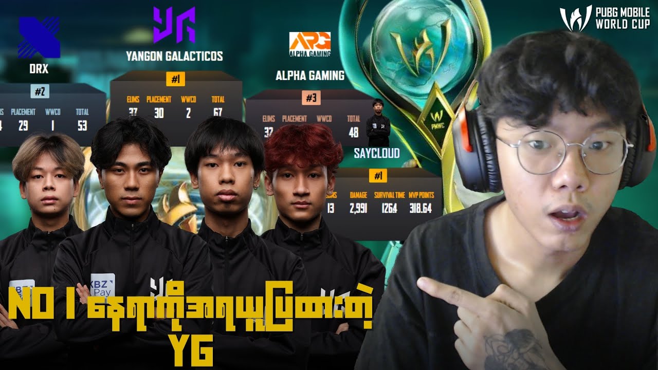 ကြက်သား၂ပွဲ စား ပြီ PMWC ဖလား ကို သိမ်း တော့ မဲ့ YG🤣❤️