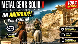 Metal Gear Solid 5 on Android?! 😱 | GameHub Emulator Full Tutorial Best settings | MGS 5 Mobile screenshot 1