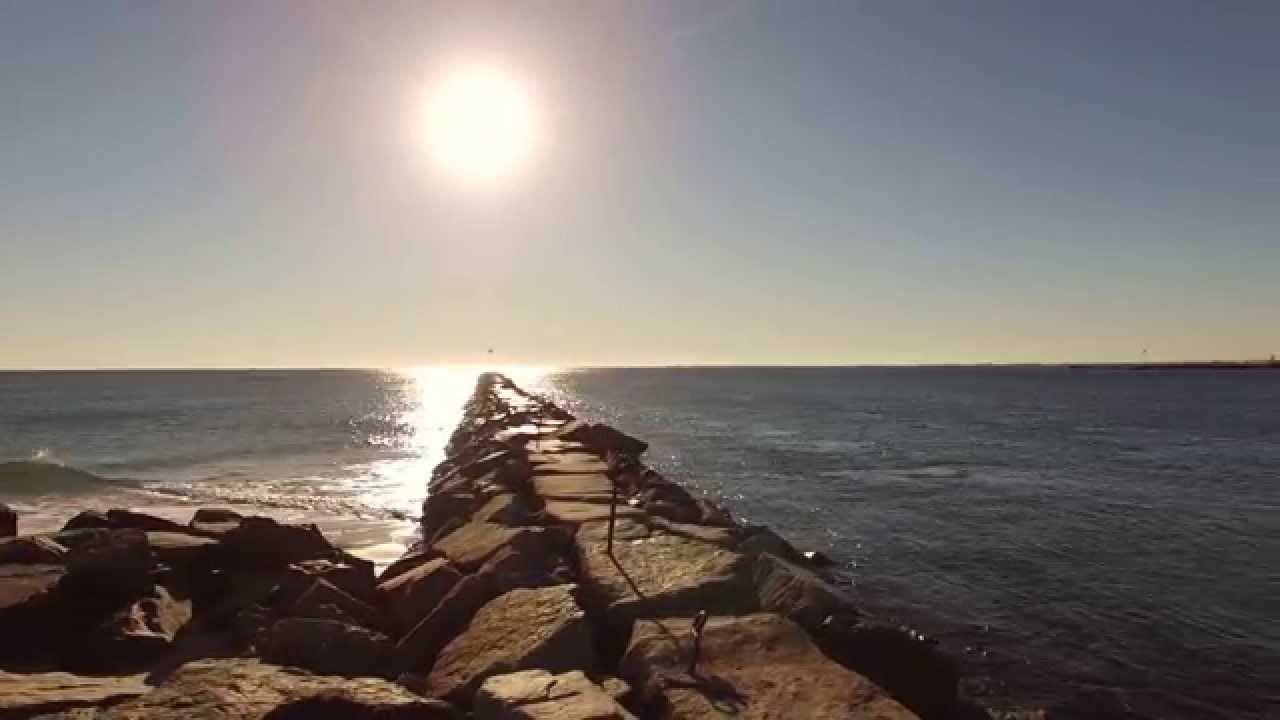 Flying over Hampton Beach Jetty, NH. 11815 Cliffyuno YouTube