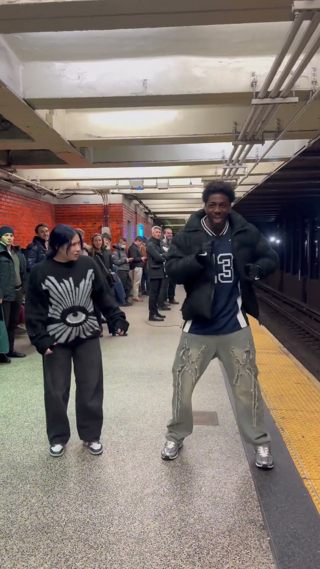 She only did the moves she wanted to ?