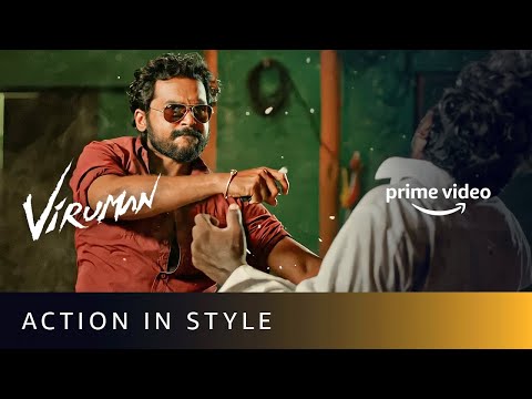 Viruman : Karthi's high-action sequence will leave you stunned! | Prime Video