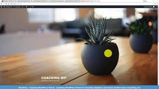 Coaching WordPress Theme: Installation Tutorial