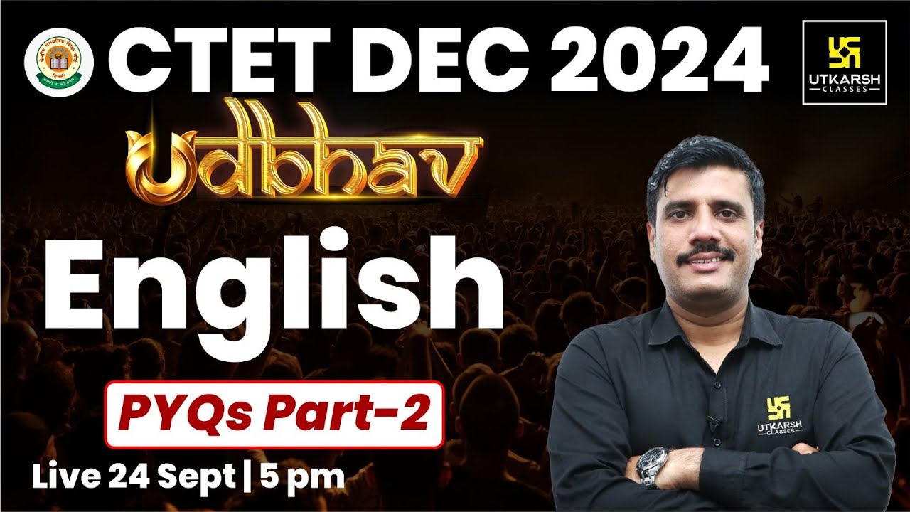 CTET DEC.2024 | English | Previous Year Questions Part -2 | Udbhav ...