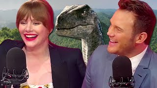 Chris Pratt & Bryce Dallas Howard Reveal How They REALLY Filmed Jurassic World | PopBuzz Meets