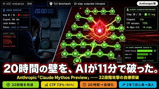 AIサイバーの躍進。Anthropic発「Claude Mythos Preview」が示す、32段階攻撃突破