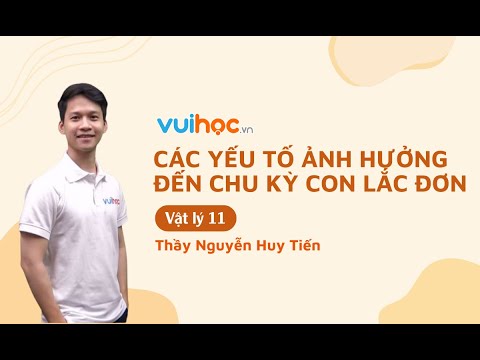 Video: Góc có ảnh hưởng đến chu kỳ của con lắc không?