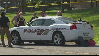 Man shot and killed after firing on Red Bud police