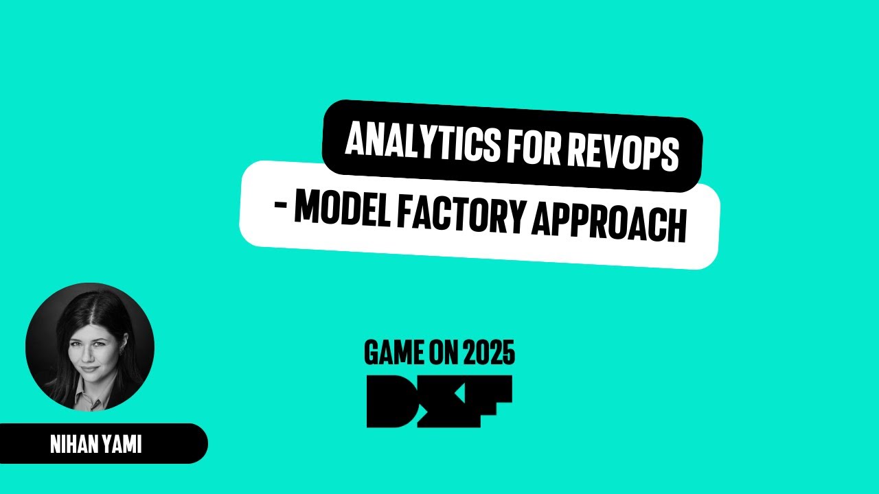 Analytics for RevOps Model Factory Approach