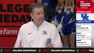 Kentucky head coach John Calipari is confident his team will take off | College GameDay | ESPN