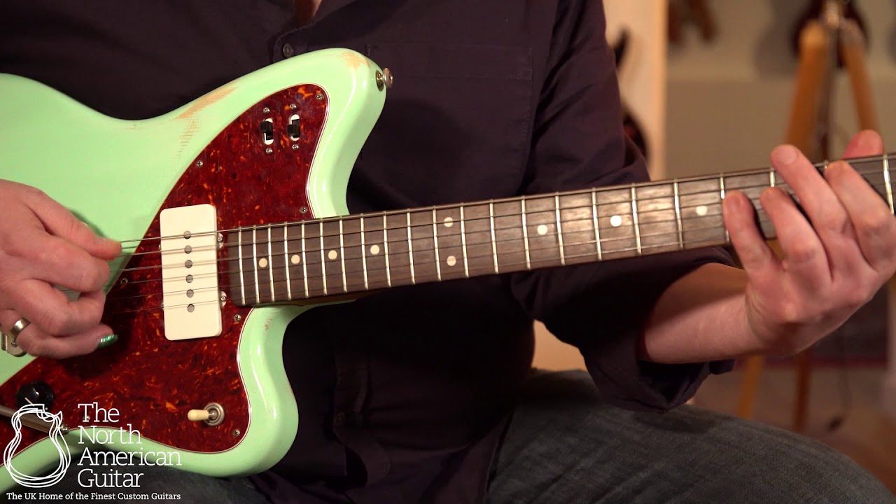 Bunting Melody Queen Electric Guitar, Hipster Green Played By Ben Smith YouTube
