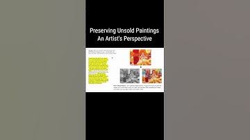 Pamela Caughey - How Artists Preserve Unsold Paintings: Tips & Insights | Critique | #art #shorts