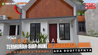 CHEAP MODERN MINIMALIST HOUSE IN JAGAKARSA