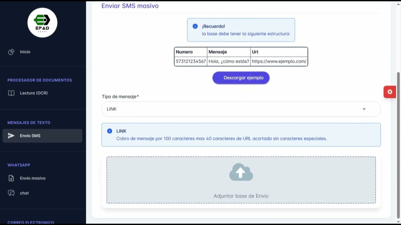 Envía SMS Masivos en minutos con Envíos EPAD: Tutorial Completo