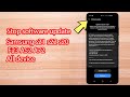 How to stop samsung software updates