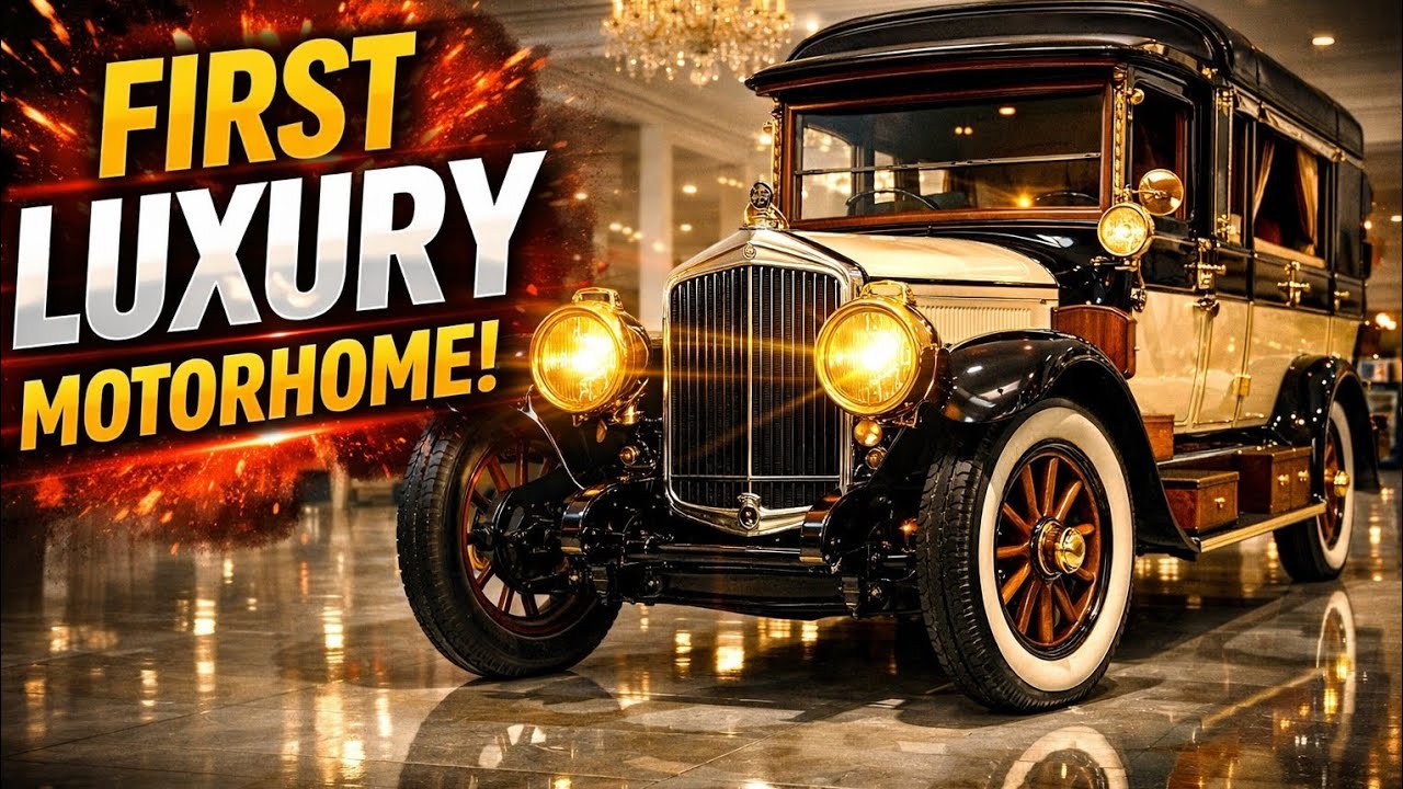 Первый в мире роскошный автодом 1910 года? Эта машина вас шокирует! 😱