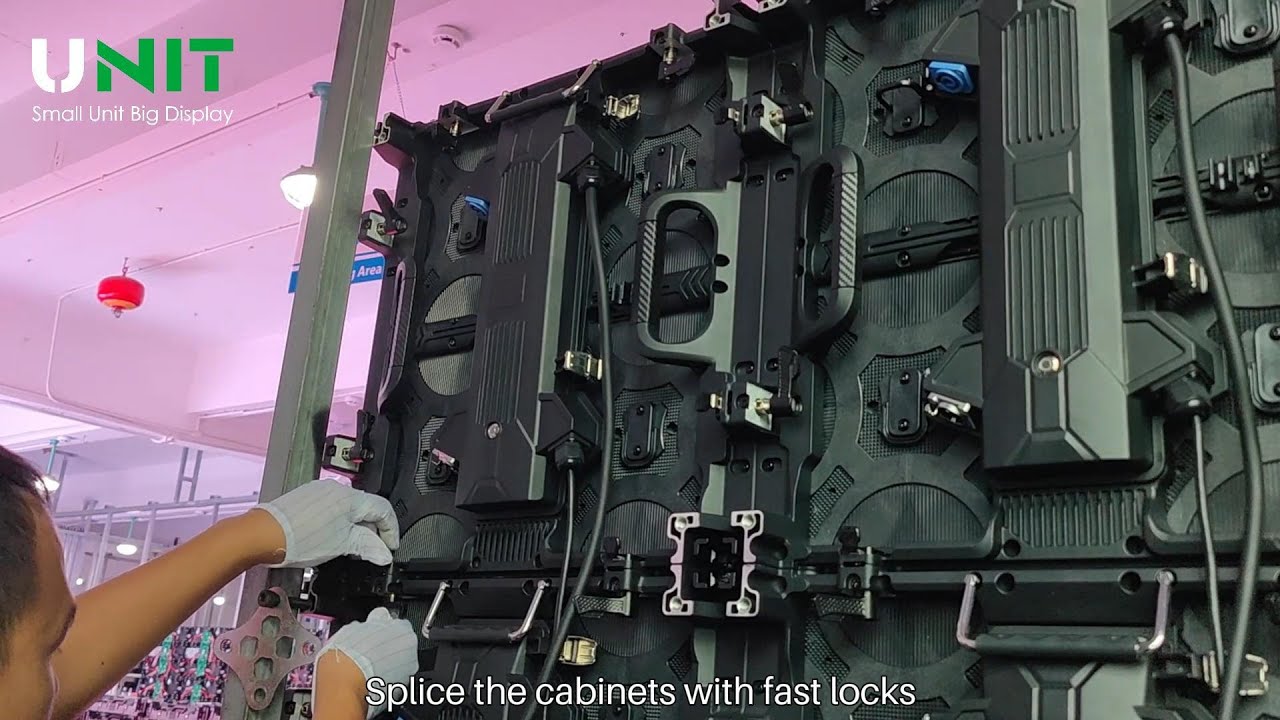 How to Install LED Display Cabinets onto the Bracket? (MS Series) - YouTube