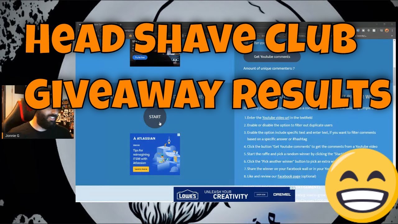 Head Shave Club Giveaway Results YouTube