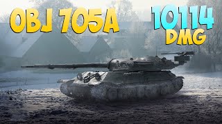 Obj 705A - 5 Frags 10.1K Damage - Bully! - World Of Tanks