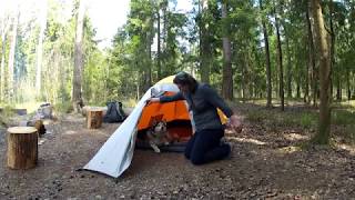 Походы с собакой ночёвка в палатках