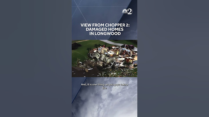 Longwood, Florida tornado: Chopper video shows homes destroyed north of Orlando