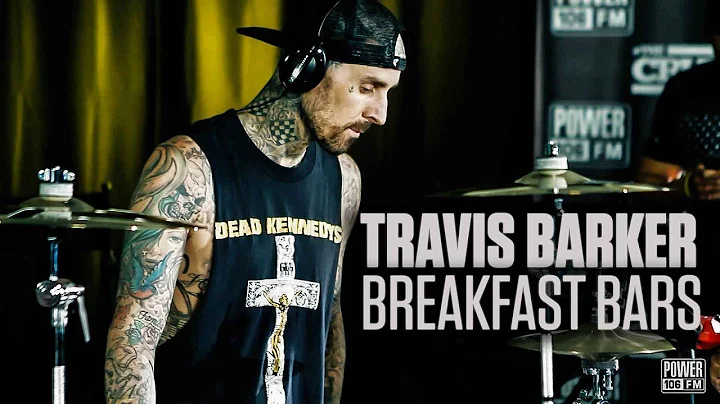 Travis Barker LIVE Drum Set On The Cruz Show | Bre...