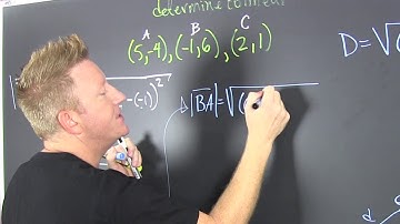 Determine if 3 points are collinear using the distance formula