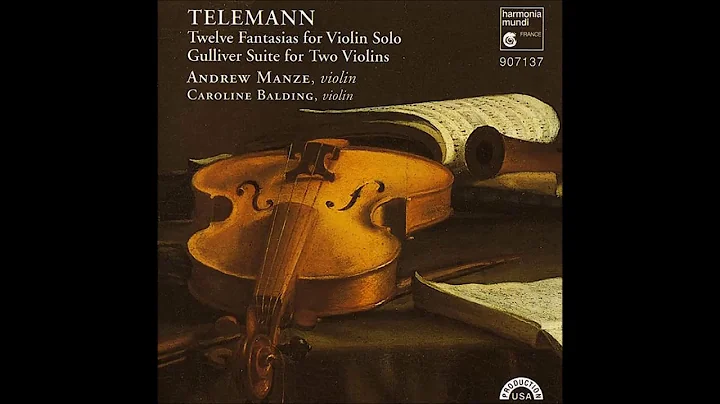 Telemann, Twelve Fantasias For Violin Solo / Gulli...