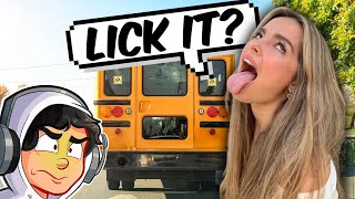 Girl Does Something CRAZY On The School Bus…