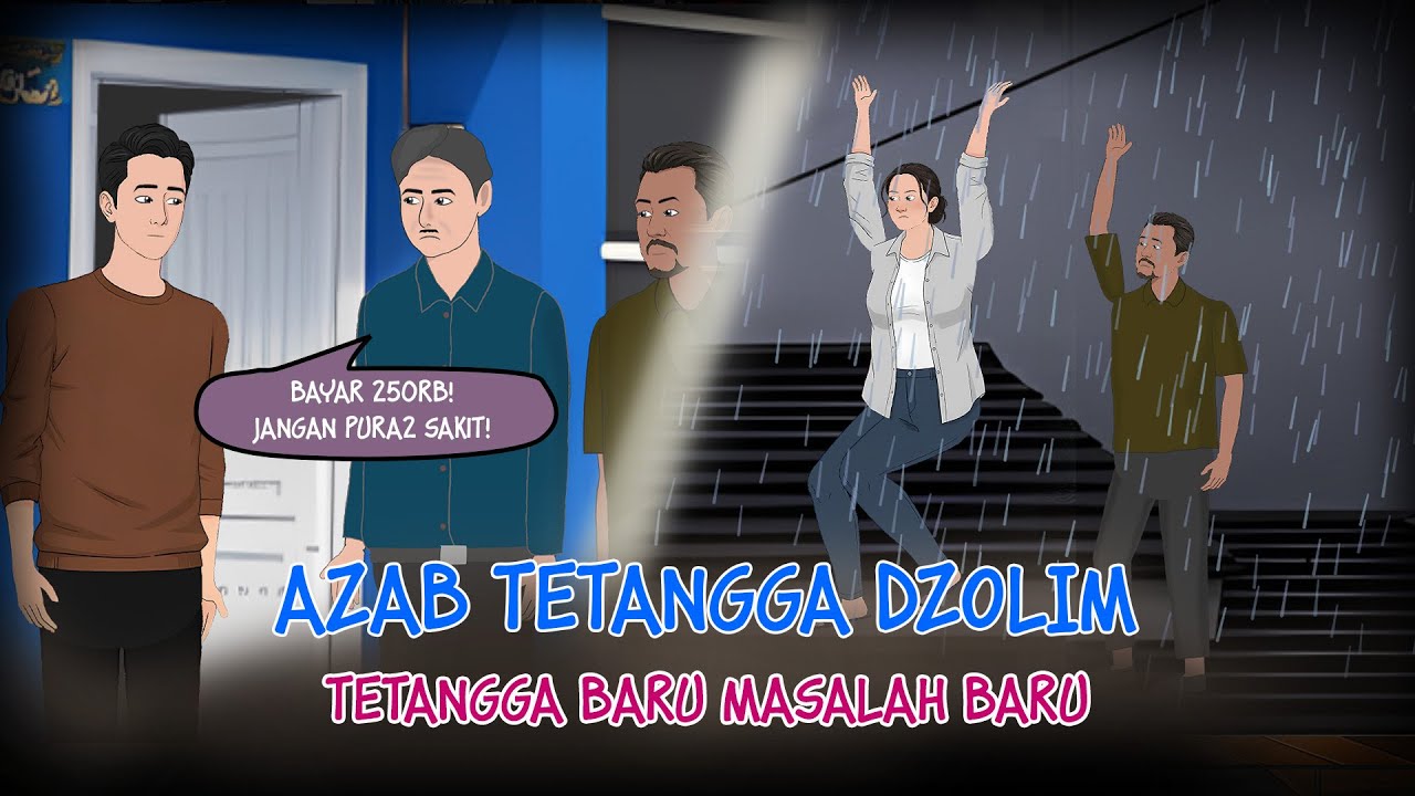 AZAB TETANGGA DZOLIM! Fitnah Tetangga Baru, Akhirnya Kena Batunya | #Animasiazab