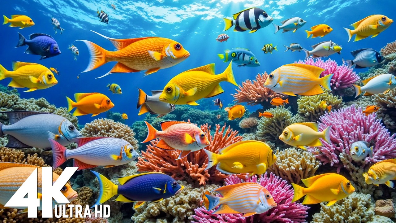 [NEW] 11HR Stunning 4K Underwater footage-Rare & Colorful Sea Life ...