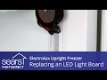 How to Replace an Electrolux Upright Freezer LED Light Board