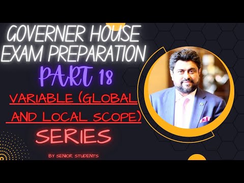 Typescript series: PART 18 VARIABLES SCOPE ( GLOBAL & LOCAL SCOPE ). Governor typescript exam .