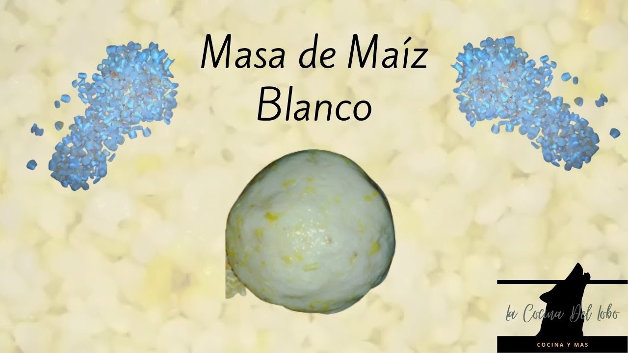 MASA PARA HACER AREPAS. Masa de maíz blanco