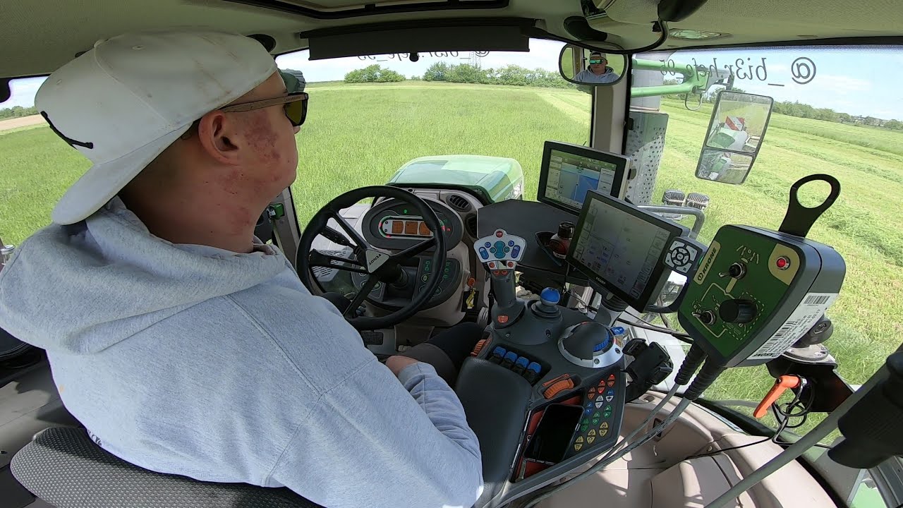 [GoPro] 1. Schnitt 2023 | FENDT 828 S4 | Krone EasyCut | Cabview | Teil 1