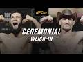 UFC 328: Ceremonial Weigh-In