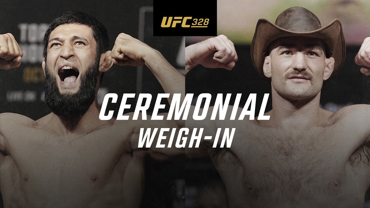 UFC 328: Ceremonial Weigh-In