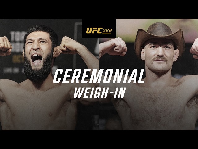 Video: UFC 328: Ceremonial Weigh-In