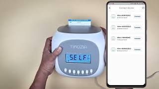 3. Connect the Bluetooth Attendance Machine with the Grozziie App & Set the Password  #timozia screenshot 5