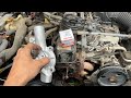 Jeep Cherokee Water Pump Replacement and thermostat easy you can do it ;) 1993 -2004 wrangler 4.0L