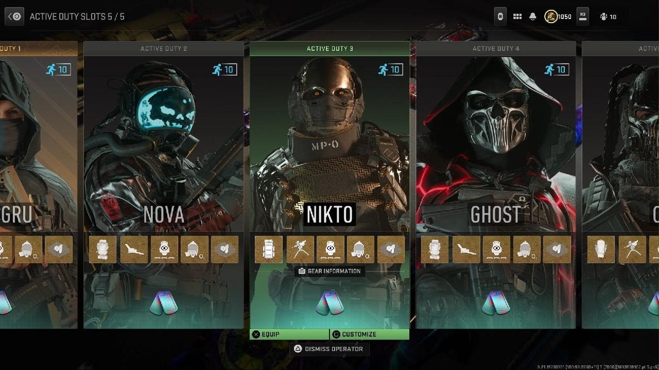 How to switch Operator skins in Active Duty slots in DMZ - Dot Esports