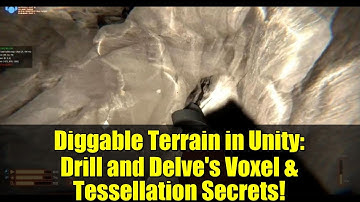 Diggable Terrain in Unity: Drill and Delve
