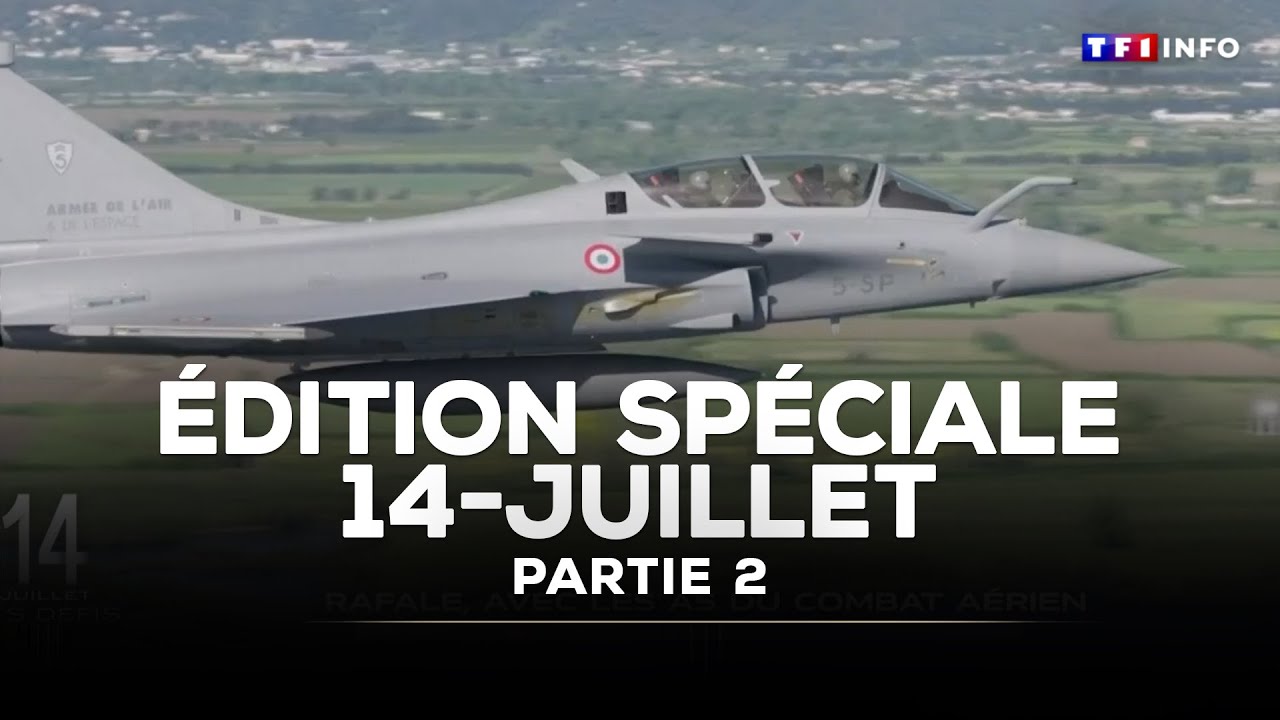 Immersion à bord d'un Rafale, Denis Brogniart avec le GIGN, la revue des troupes par E. Macron