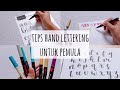 HAND LETTERING TIPS FOR BEGINNERS (cara lettering, tips, rekomendasi brush pen) || indonesia