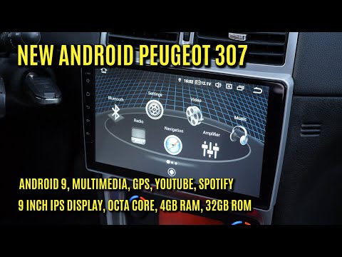 Install New Android Multimedia Unit Peugeot 307