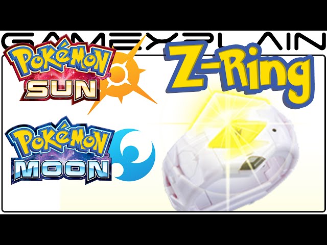 Pokémon Sun & Moon - Playing with the Z-Ring Toy 