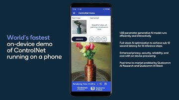 ControlNet: Running a 1.5B parameter generative AI model completely on device