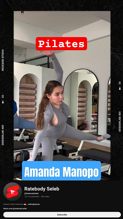 Amanda Manopo - Pilates #ratebody #artist #soap opera #workout #shorts