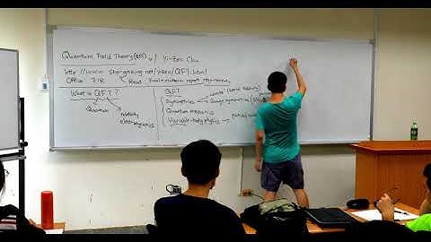 Quantum Field Theory Lecture 1 -- Brief History, Motivation & Introduction